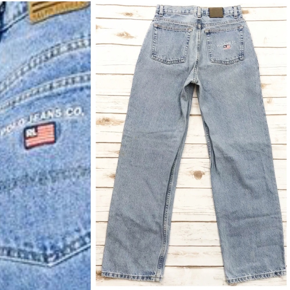 VTG Ralph Lauren Polo Mom Jeans Sz 0/2 :: - Picture 2 of 7